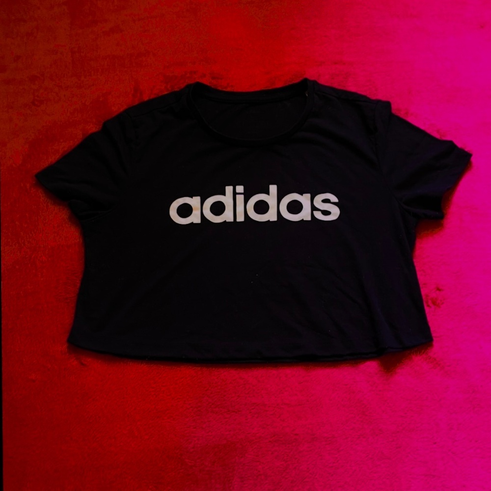 Black Climalite Adidas Crop